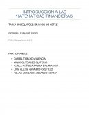 INTRODUCCION A LAS MATEMATICAS FINANCIERAS. TAREA EN EQUIPO 2: EMISION DE CETES