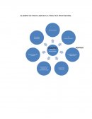 Mapa conceptual de los elementos para ejercer la práctica profesioinal