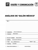 Analisis "salon México"