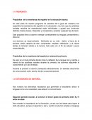Plan de estudios 2011. Propósitos de la enseñanza del español en la educación básica.