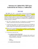 Sistemas de Calidad ISO 17025 para Laboratorios de Ensayo y Calibración