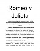 Análisis de Romeo y Julieta.