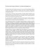 EL ESTADO CONSTITUCIONAL DE DERECHO Y LOS DERECHOS FUNDAMENTALES