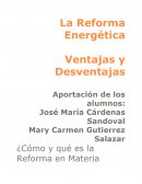 Análisis d ela Reforma Energética en México - 2014