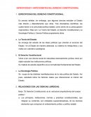 ESPECIFICIDAD Y ANTECEDENTES DEL DERECHO CONSTITUCIONAL