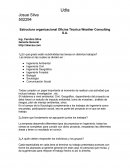 Estructura organizacional Oficina Técnica Weather Consulting S.A.