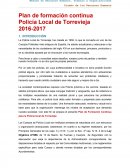 Plan de formación continua Policía Local de Torrevieja
