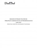 ANÁLISIS DE FRANJAS TELEVISIVAS: PRINCIPALES CANDIDATOS EN LAS PRESIDENCIALES DE CHILE 2014