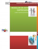 Informe de modelos de estrategia empresarial.