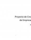 Proyecto de creación de empresa - Frappés.