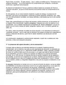 Paulo Freire, Cap 3 "Elementos de la situación educativa" (Análisis) Cecilia Ayala.