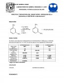 PRÁCTICA 7”REDUCCION DEL GRUPO NITRO. OBTENCION DE m-Nitroanilina A PARTIR DE m-Nitrobenceno”