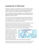 Lamarck Vs Darwin