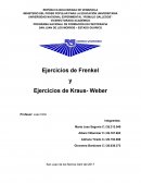 Ejercicios de Frenkel y Ejercicios de Kraus- Weber