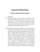 ANÁLISIS INTERNACIONAL ENSAYO GEOPOLÍTICA DEL CORÁN