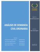 Comprobación del cumplimiento de la estructura de la demanda, de acuerdo a lo establecido en el Código procesal Civil