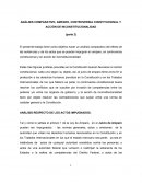 ANÁLISIS COMPARATIVO, AMPARO, CONTROVERSIA CONSTITUCIONAL Y ACCIÓN DE INCONSTITUCIONALIDAD
