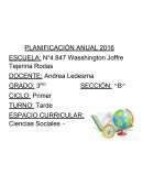PLANIFICACIÓN ANUAL SOCIALES Y ETICA 2017
