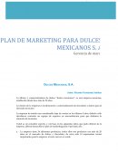 Plan de Marketing ejemplo Dulces Mexicanos, S.A.