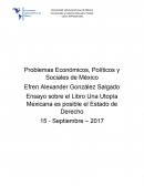 Problemas Económicos, Políticos y Sociales de México