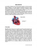 La miocarditis o inflamación focal o difusa del tejido miocárdico