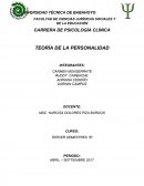 CARRERA DE PSICOLOGÍA CLÍNICA TEORÍA DE LA PERSONALIDAD