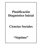 Planificación Diagnóstico Inicial