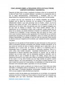 CONCLUSIONES SOBRE LA PEDAGOGÌA CRÌTICA DE PAULO FREIRE: CONTEXTO HISTÒRICO Y BIOGRÀFICO