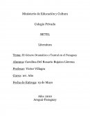 Tema: El Género Dramático o Teatral en el Paraguay