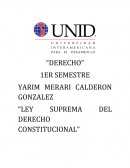 DERECHO CONSTITUCIONAL “LEY SUPREMA DEL DERECHO CONSTITUCIONAL”