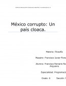 Corrupción en México: Un país cloaca