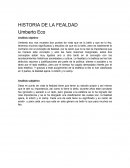 HISTORIA DE LA FEALDAD Umberto Eco Análisis objetivo