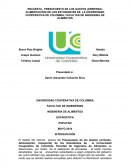 ENCUESTA, PRESUPUESTO DE LOS GASTOS (ARRIENDO, ALIMENTACIÓN) DE LOS ESTUDIANTES DE LA UNIVERSIDAD COOPERATIVA DE COLOMBIA, FACULTAD DE INGENIERIA DE ALIMENTOS