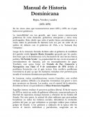 Manual de Historia Dominicana Rojos, Verdes y azules