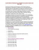 AUDITORÍAS EXTERNAS DEL SISTEMA DE CALIDAD UNE-EN ISO 9001:2000