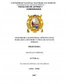 ANÁLISIS DE LAS PINTURAS: OFRENDA III DE MARGARITA DITTBORN Y PIEZA DE IGNACIO MERINO
