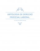 ANTOLOGIA DE DERECHO PROCESAL LABORAL