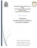 Problemas Socioeconómicos, Políticos y Culturales en México