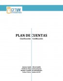 PLAN DE CUENTAS Clasificación y Codificación