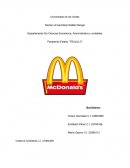 Investigación de mercado Empresa de Servicios McDonald’s