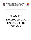 PLAN DE EMERGENCIA EN CASO DE SISMO