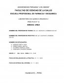 LABORATORIO DE QUIMICA ORGANICA II PRÁCTICA N° 12 AMIDAS: UREA