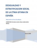 DESIGUALDAD Y ESTRATIFICACION SOCIAL DE LA ETNIA