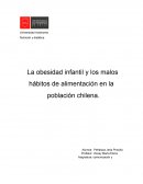 La obesidad infantil y los malos hábitos de alimentación en la población chilena