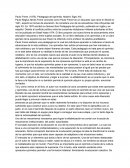 Paulo Freire. (1975). Pedagogía del oprimido. Madrid: Siglo XXI
