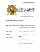 IMPACTO DE LAS FLUCTUACIONES DEL TIPO DEL CAMBIO EN LAS PRODUCCIÓN DE GAMARRA 2016 - 2017