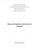 Ubicación Geográfica y Astronómica de Venezuela