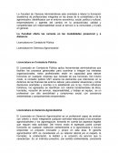 Licenciatura en Contaduria Publica y Gerencia Agroindustrial