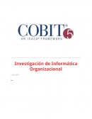 Investigación sobre Cobit 5