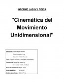 INFORME LAB N°1 FISICA "Cinemática del Movimiento Unidimensional"